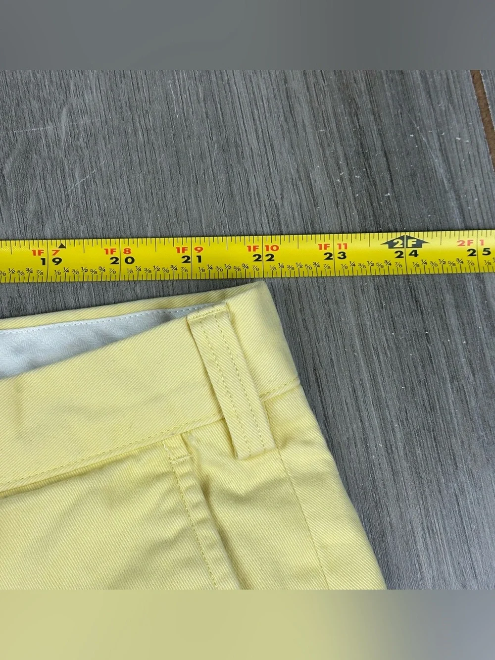 Polo Ralph Lauren Pants 44Bx30 BIG  (tag 46Bx32) Cotton Flat Front Yellow